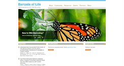 Desktop Screenshot of barcodeoflife.org